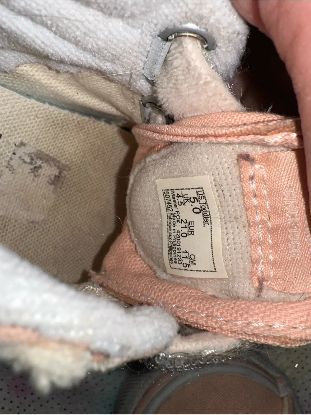 Lot of 4 toddler shoes size 4, 5, 6.